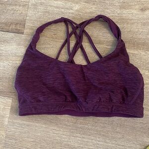 Victorias Secret Womens Bralette Sports Bra Minimum Support Sz L Crossback